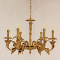 26X20 Inch 6 Lights Baroque Style European Antique Copper Chandelier-铜灯-Jecanoli