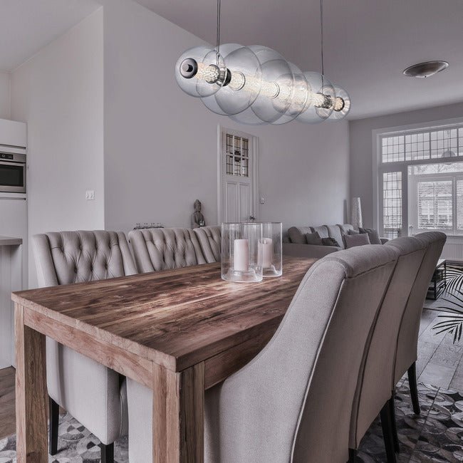 Echelon Linear Chandelier - ChromeClear56”Jecanoli