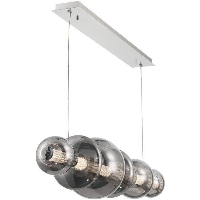 Echelon Linear Chandelier - ChromeClear56”Jecanoli