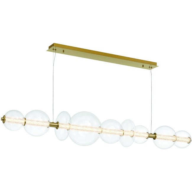 Echelon Linear Chandelier - ChromeClear56”Jecanoli