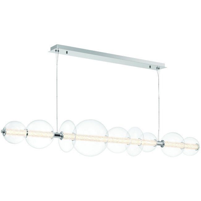 Echelon Linear Chandelier - ChromeClear56”Jecanoli