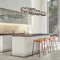 Echelon Linear Chandelier - ChromeClear56”Jecanoli