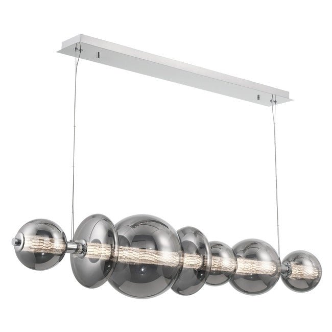 Echelon Linear Chandelier - ChromeSmoke56”Jecanoli