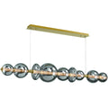 Echelon Linear Chandelier - GoldSmoke73.5”Jecanoli