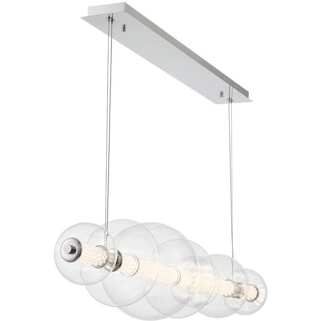 Echelon Linear Chandelier - ChromeClear56”Jecanoli