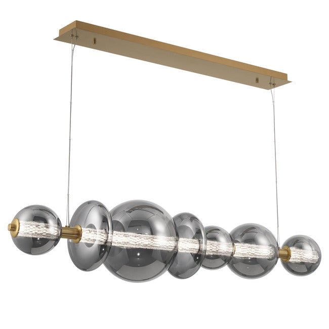 Echelon Linear Chandelier - GoldSmoke56”Jecanoli