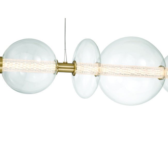 Echelon Linear Chandelier - ChromeClear56”Jecanoli
