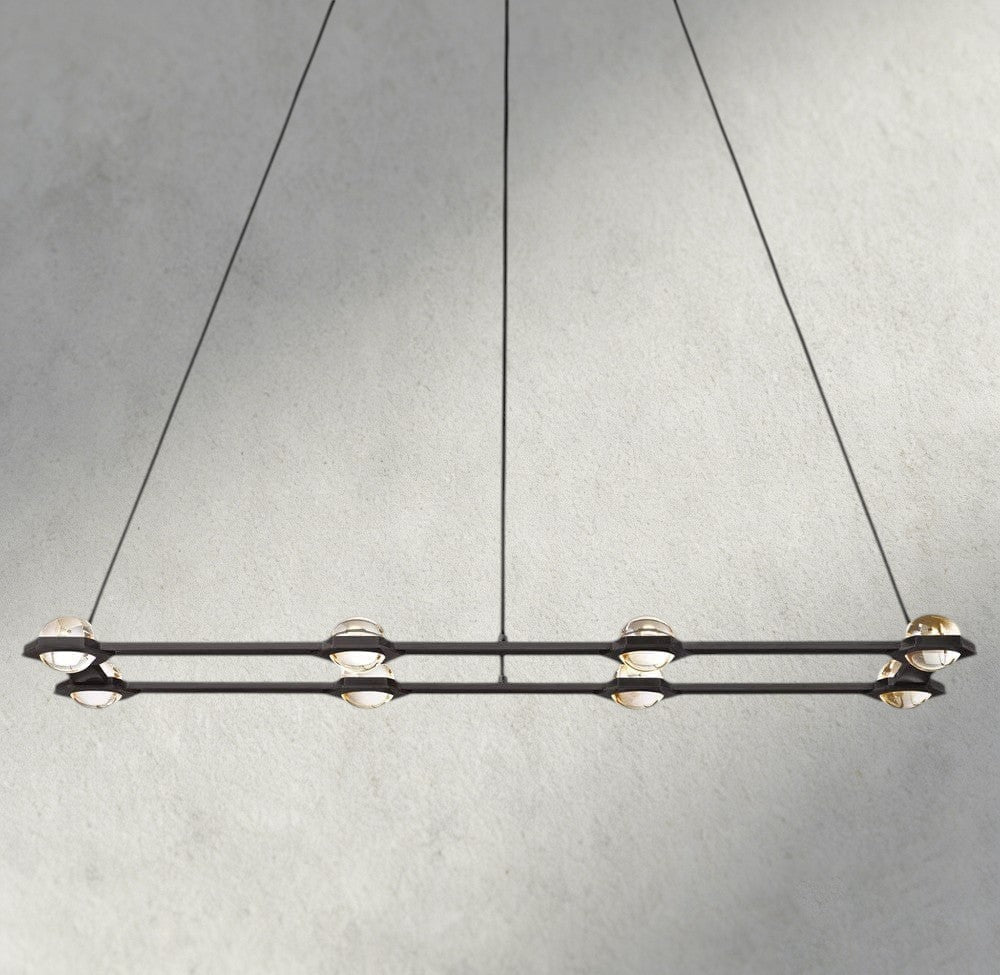 Éclatant Rectangular Chandelier 54", 72"-chandelier-Jecanoli