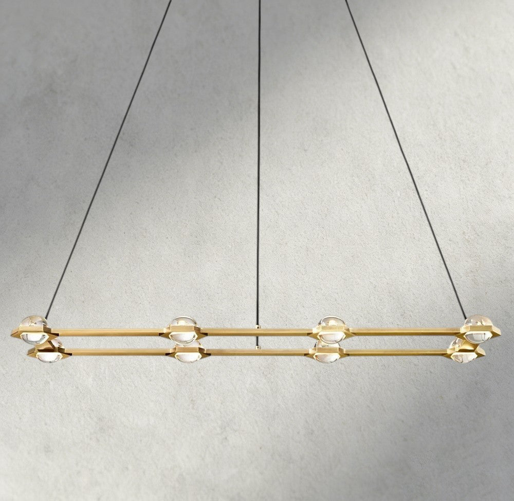 Éclatant Rectangular Chandelier 54", 72"-chandelier-Jecanoli