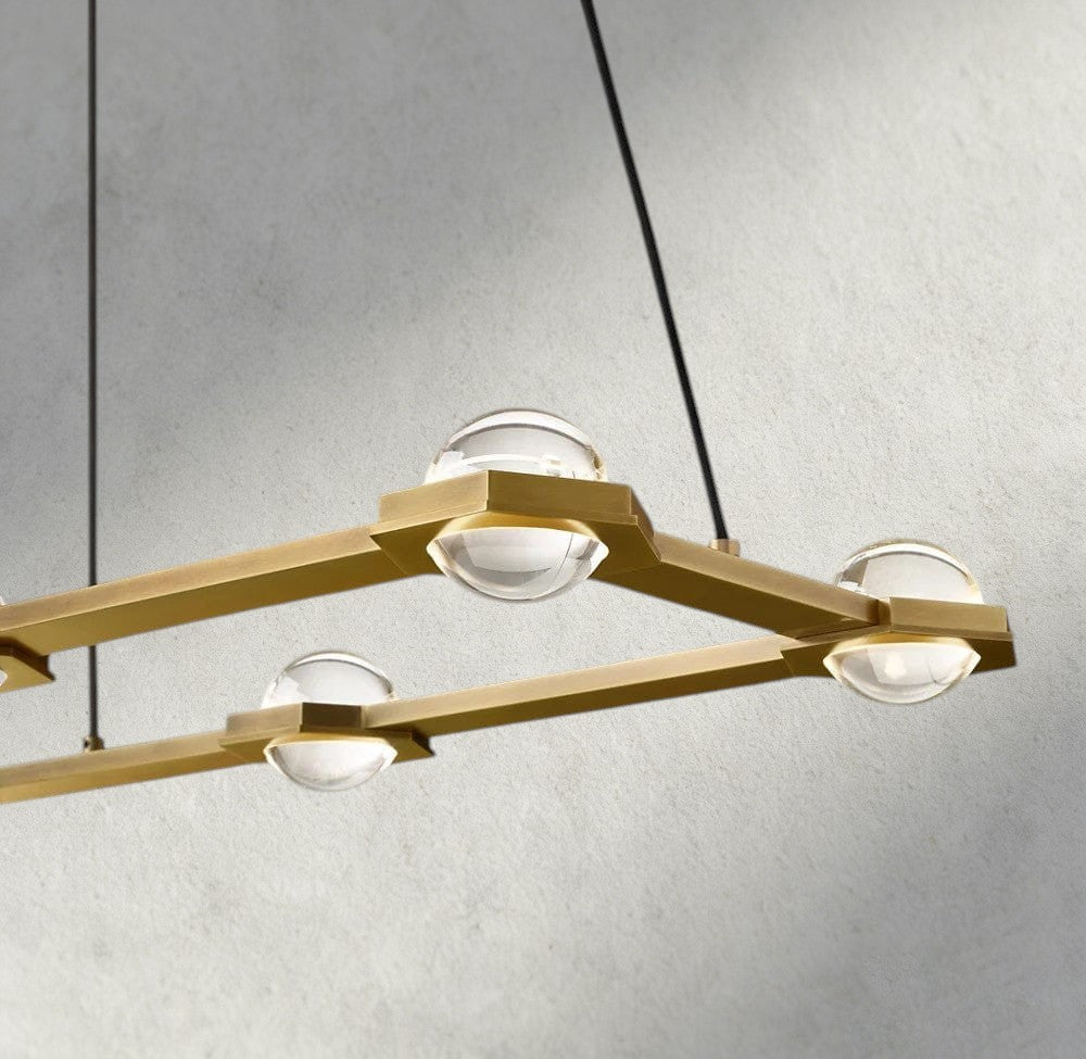 Éclatant Rectangular Chandelier 54", 72"-chandelier-Jecanoli