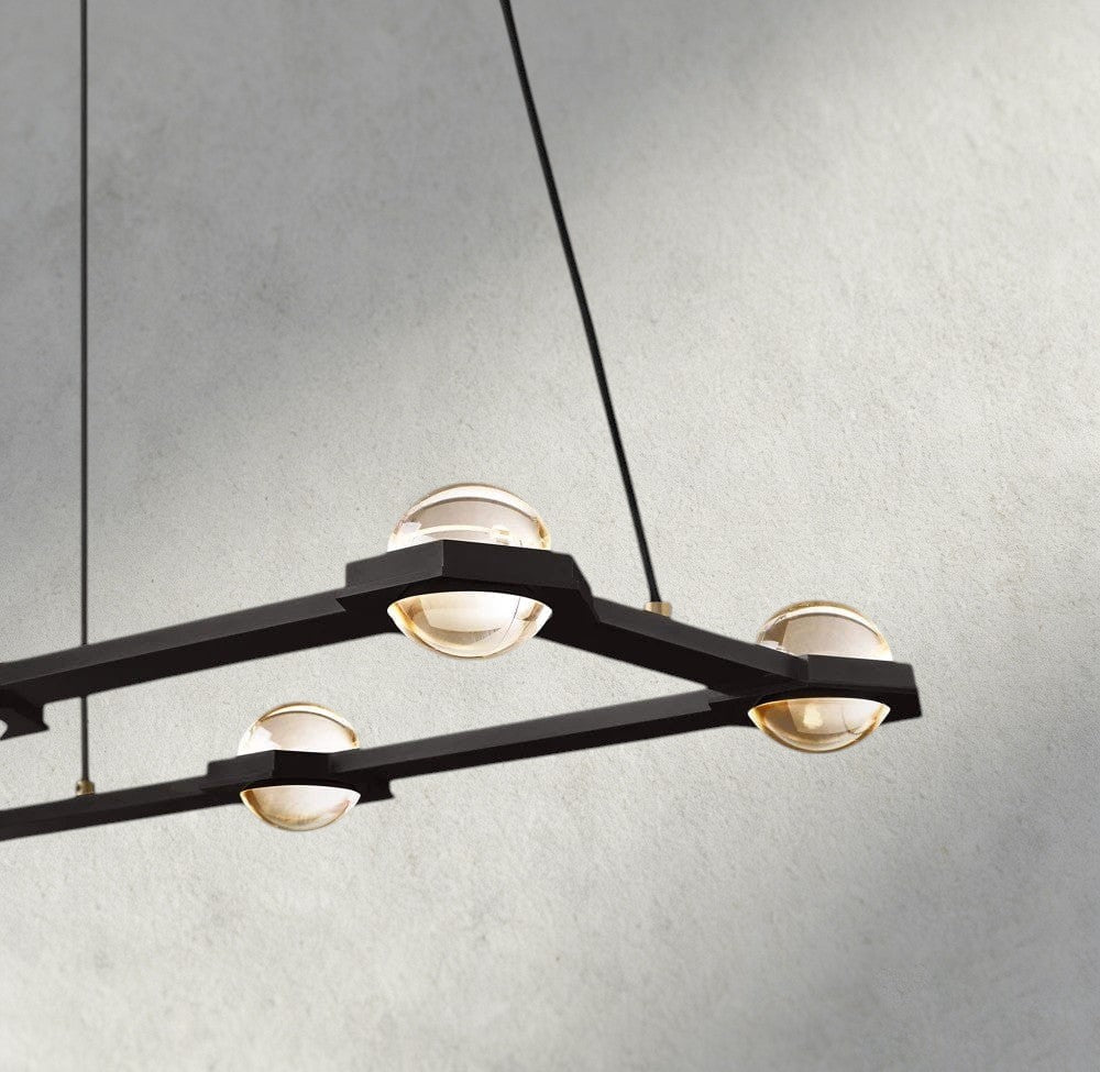 Éclatant Rectangular Chandelier 54", 72"-chandelier-Jecanoli