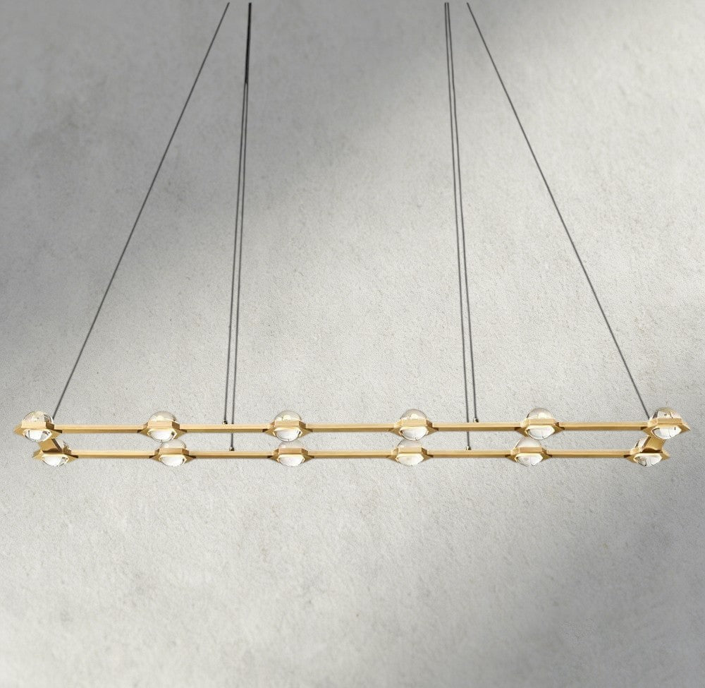 Éclatant Rectangular Chandelier 54", 72"-chandelier-Jecanoli