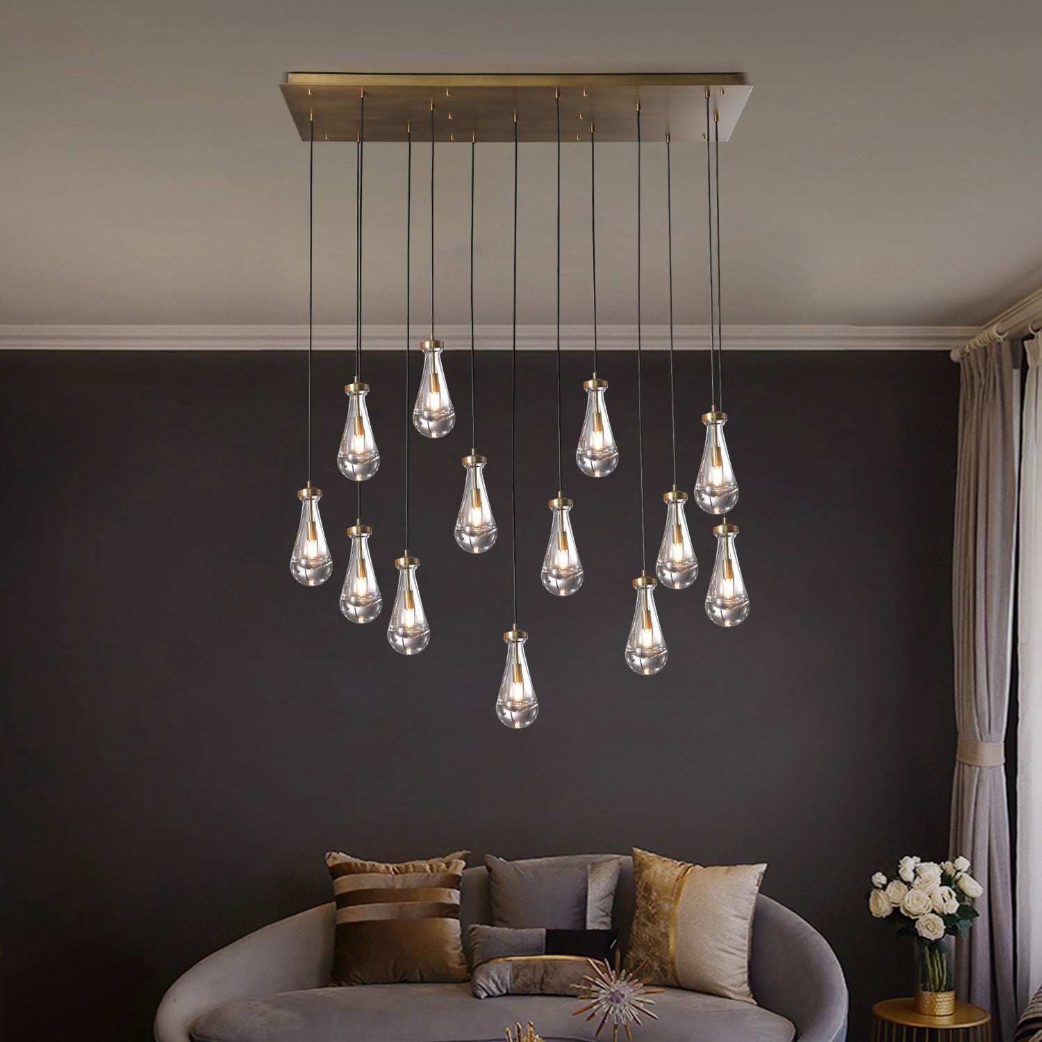 Raine Rectangular Chandelier