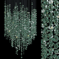 Emerald Rainfall Crystal Customize Chandelier - Support Customized Drawings - Jecanoli