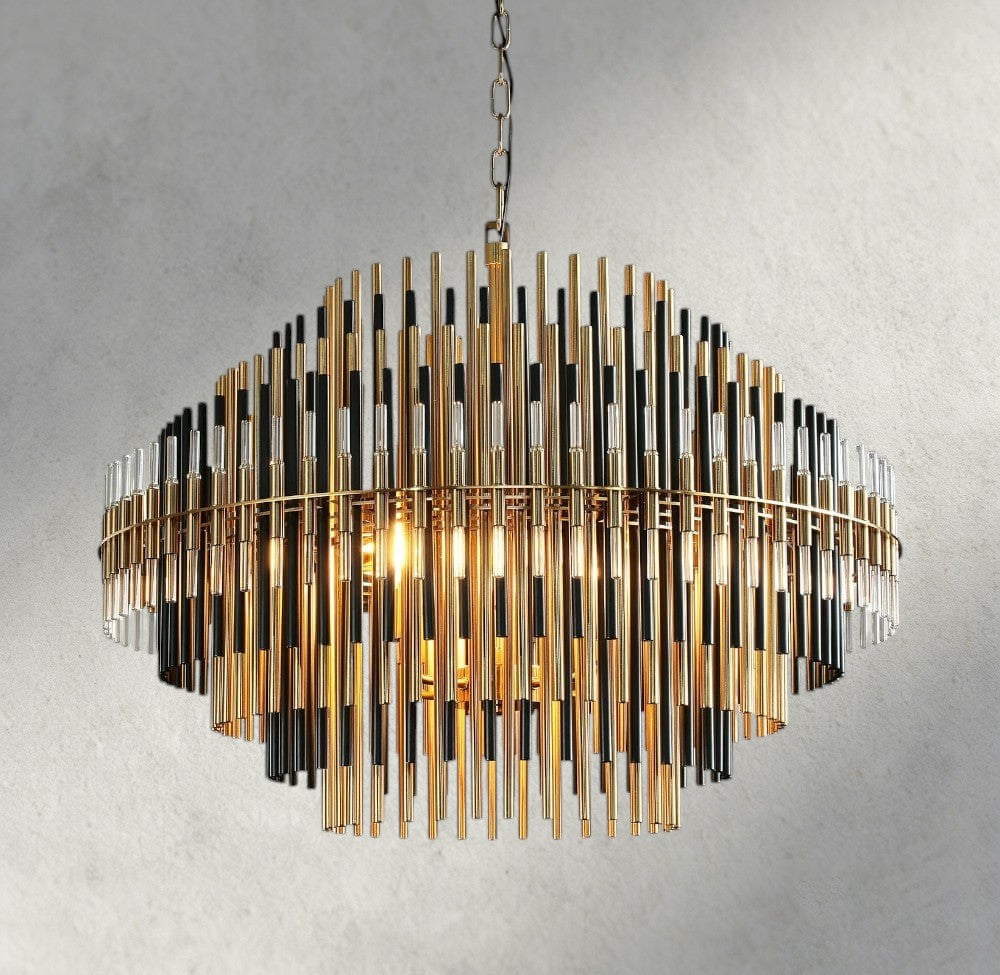 Emile Round Chandelier 24", 32", 42"-chandelier-Jecanoli