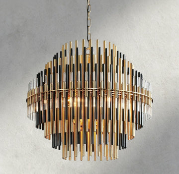 Emile Round Chandelier 24", 32", 42"-chandelier-Jecanoli