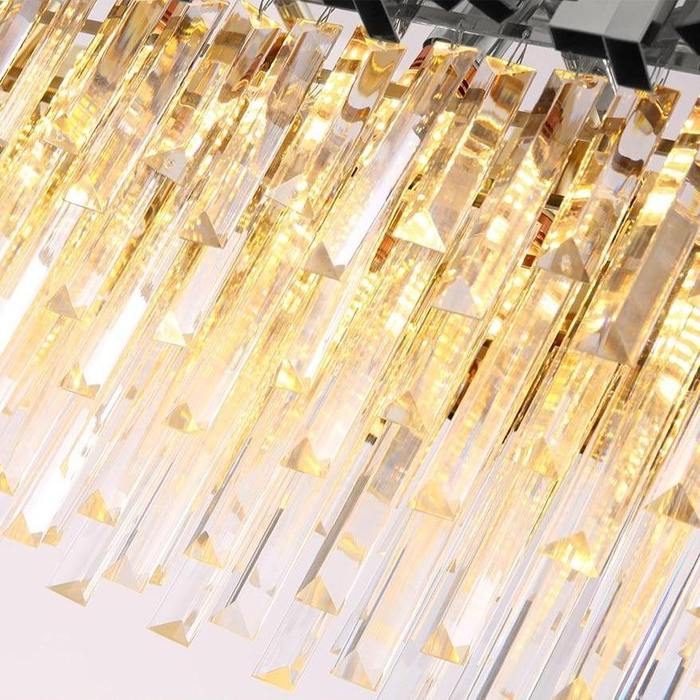 Enoch Crystal Dining Room Chandelier Chorme - 31"LChorme - Jecanoli