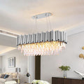 Enoch Crystal Dining Room Chandelier Chorme - 31