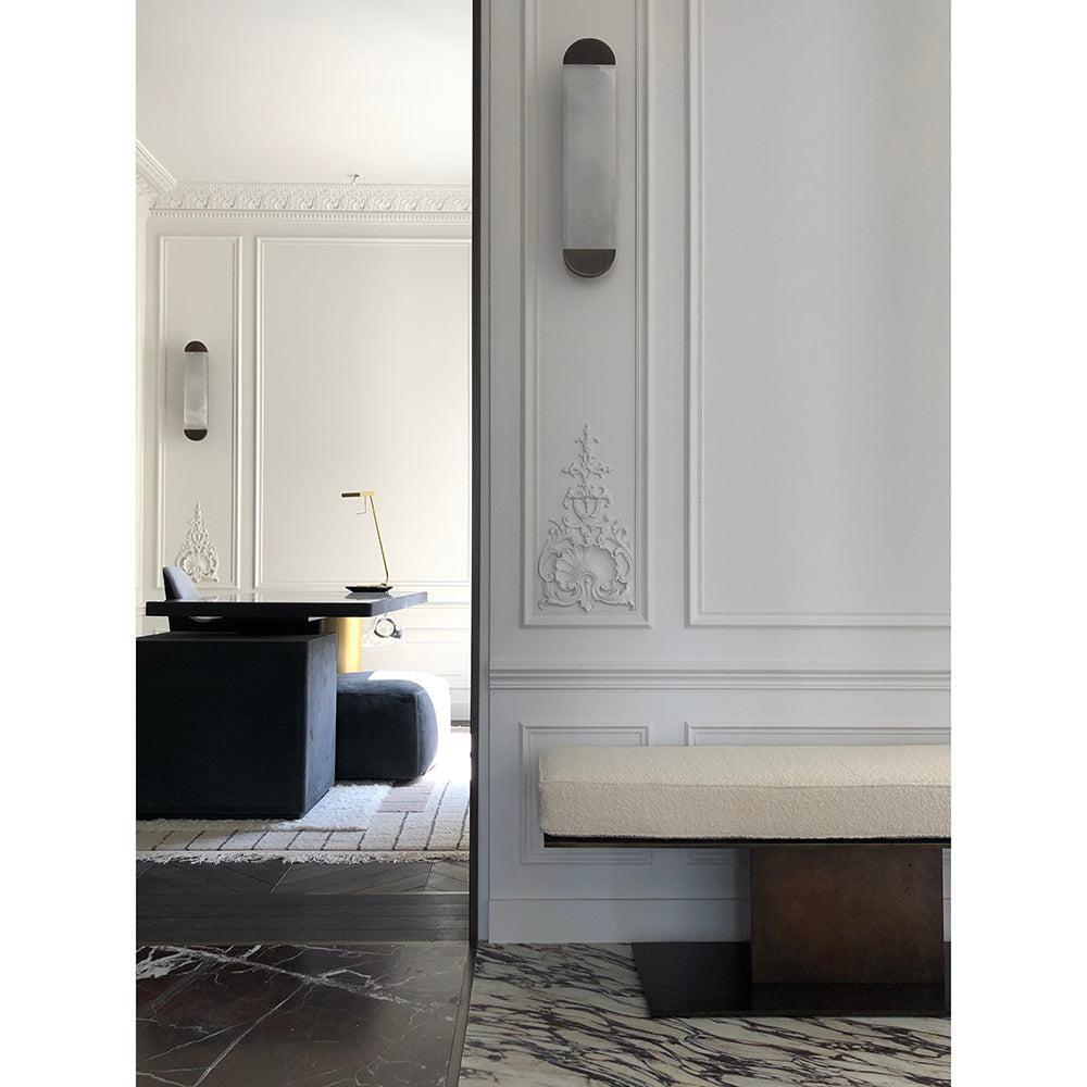 Ghost alabaster wall sconce-Jecanoli