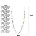 Esle Modern Pearl Necklace Chandelier - Black17 light - Manor Lights