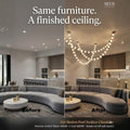 Esle Modern Pearl Necklace Chandelier - Black17 light - Manor Lights