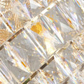 Extra Large Foyer Pure Crystal Ceiling Light Fixture Living Room Entrance Staircase Chandelier - D33.5