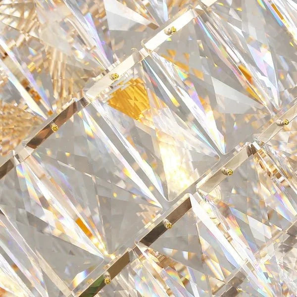 Extra Large Foyer Pure Crystal Ceiling Light Fixture Living Room Entrance Staircase Chandelier - D33.5"*H47.2"/ 25 Lights - Jecanoli