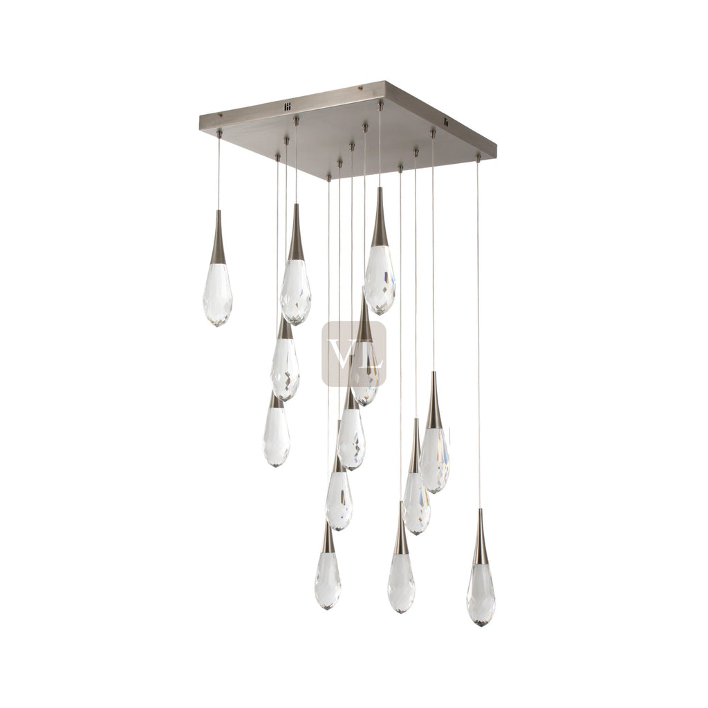 Crystal Drop LED Pendant Light