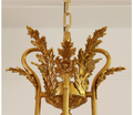 8 Lights Classical Retro Brass Chandelier Light 36X27 Inch-铜灯-Jecanoli