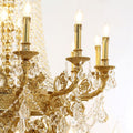 51X67 Inch 42 Lights Big French Empire Brass and Crystal Chandelier for Foyer-大吊灯-Jecanoli