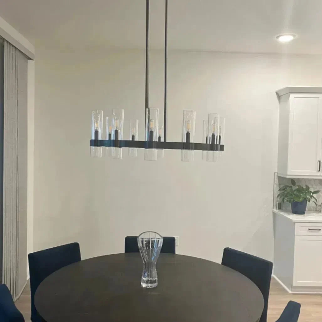 Ravion Glass Round Chandelier