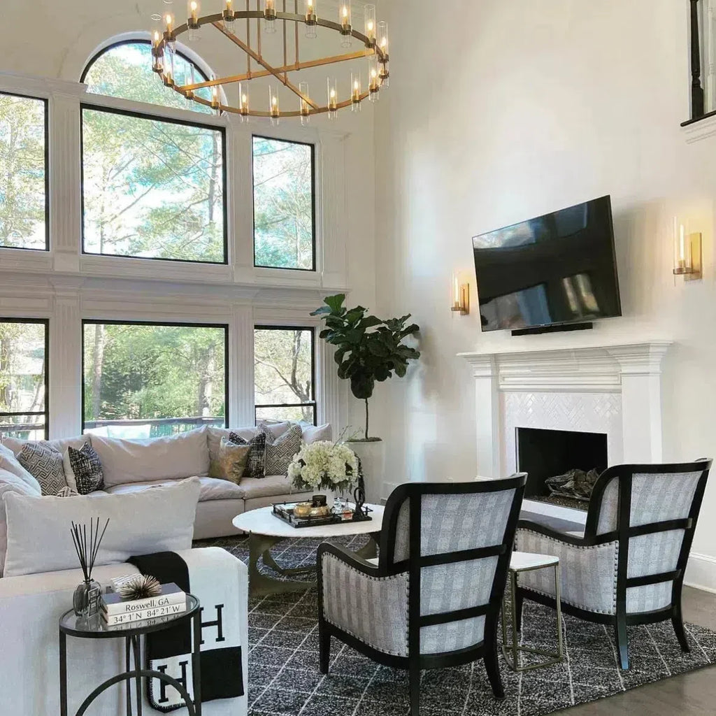 Ravion Glass Round Chandelier