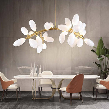 Fashion Grape Linear Chandelier 57" L - Style ABlushlighting