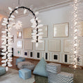 Fashion Vertical Long Grape Chandelier - STYLE ABlushlighting