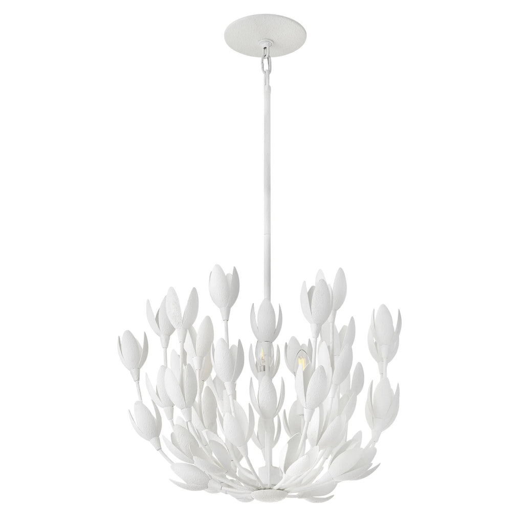 Flora 20 Inch 3-Light LED Chandelier - Delicate Floral Design