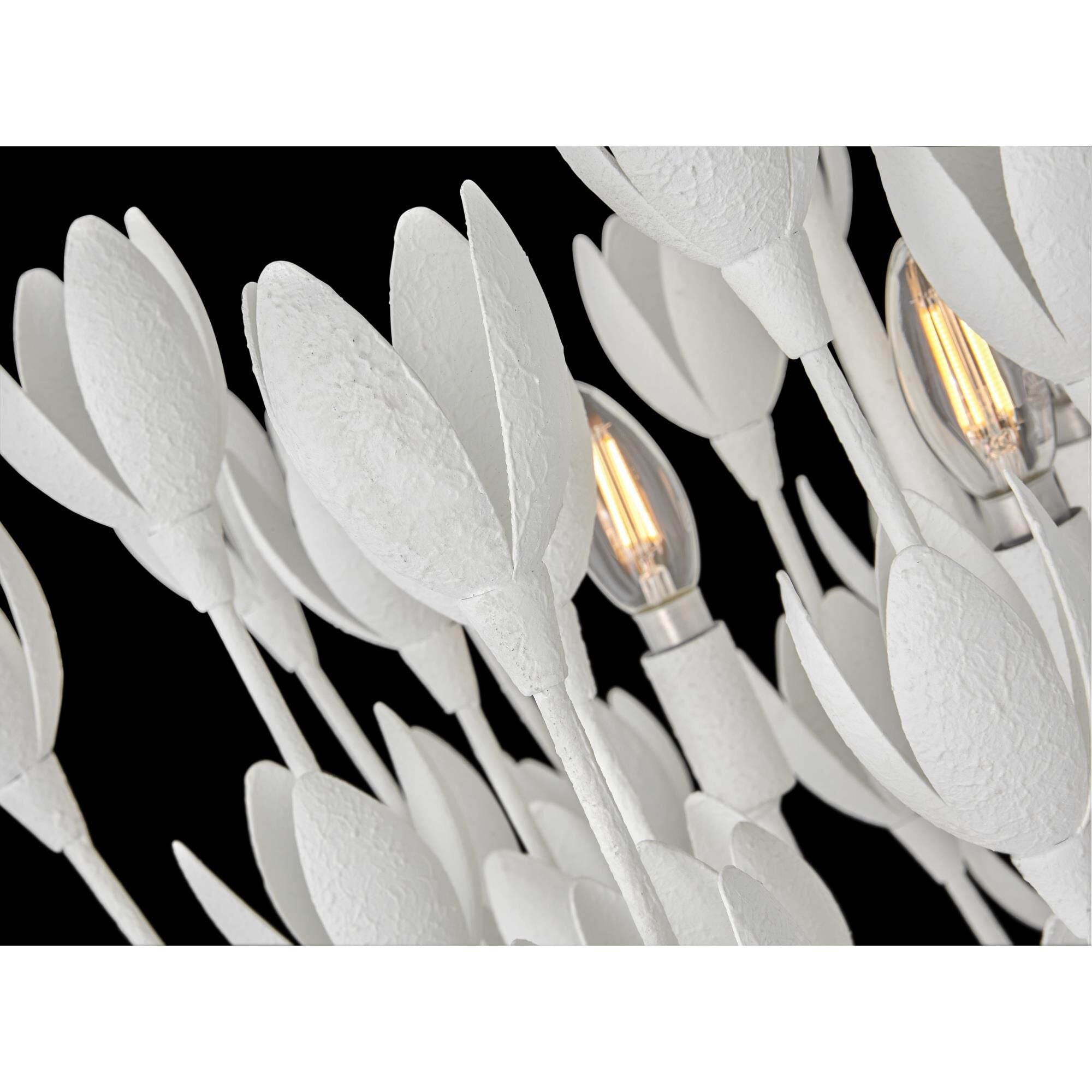 Flora 20 Inch 3-Light LED Chandelier - Delicate Floral Design