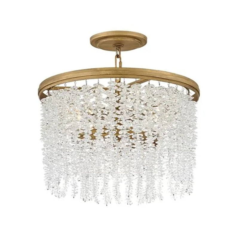 Jecanoli Vac Crystal 18" Round Chandelier