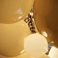 Fruit Grape Hanging Swag Chandelier - Purple23.6