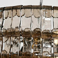 Ghiaccio Glass Oval Chandelier 54''65''-Jecanoli
