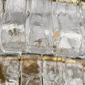 Ghiaccio Glass Oval Chandelier 54''65''-Jecanoli