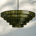 Ghiaccio Glass Round Chandelier 24