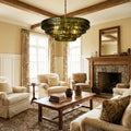 Ghiaccio Glass Round Chandelier 24