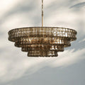 Ghiaccio Glass Round Chandelier 24