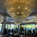 Ghiaccio Glass Round Chandelier 24