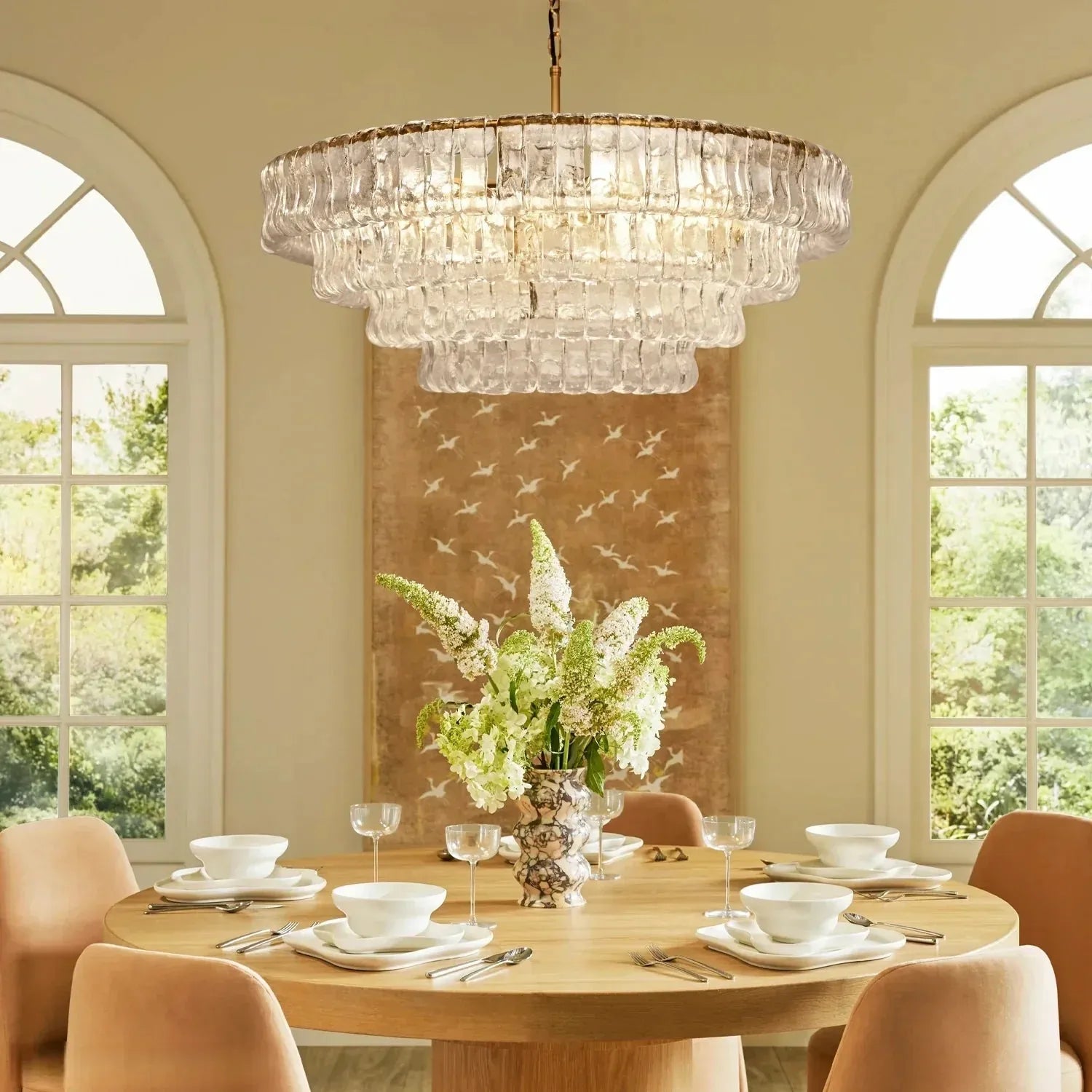 Ghiaccio Round Chandelier
