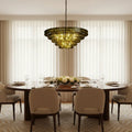 Ghiaccio Glass Round Chandelier 24