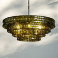 Ghiaccio Glass Round Chandelier 24