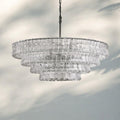 Ghiaccio Glass Round Chandelier 24