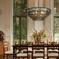 Ghiaccio Glass Round Chandelier 24