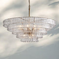 Ghiaccio Glass Round Chandelier 24